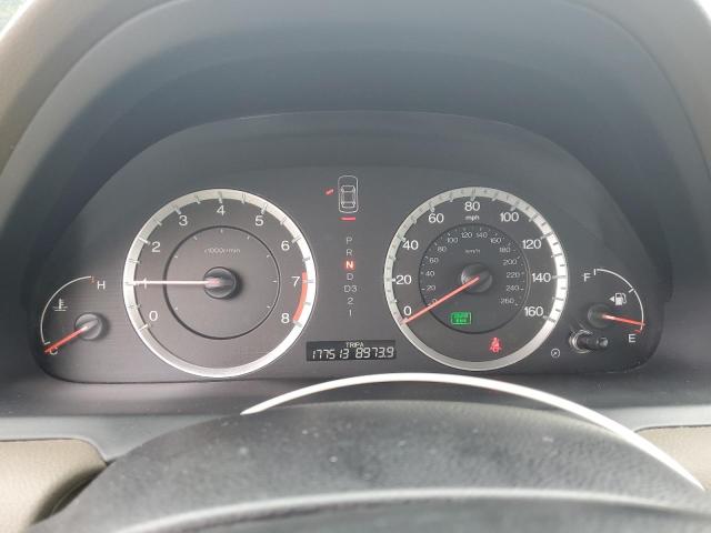 1HGCP36889A019413 - 2009 HONDA ACCORD EXL BURGUNDY photo 9