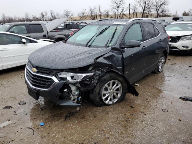 2GNAXSEV3J6259050 - 2018 CHEVROLET EQUINOX LT GRAY photo 1