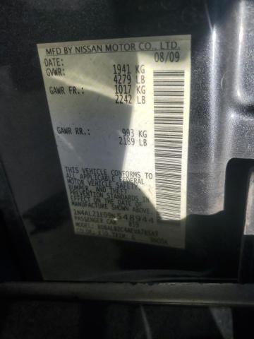 1N4AL21E09N548944 - 2009 NISSAN ALTIMA 2.5 灰色 照片 12