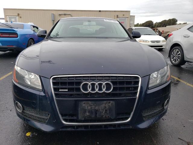 WAUDK78T29A014876 - 2009 AUDI A5 QUATTRO BLUE photo 5