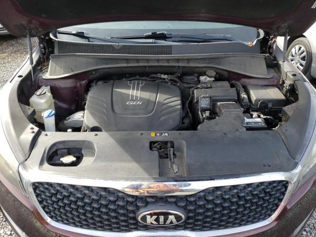 5XYPG4A52GG020542 - 2016 KIA SORENTO LX BURGUNDY photo 12