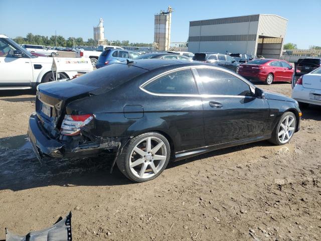 WDDGJ4HB0CF859816 - 2012 MERCEDES-BENZ C 250 BLACK photo 3