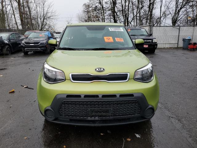 KNDJP3A52F7787769 - 2015 KIA SOUL + GREEN photo 5