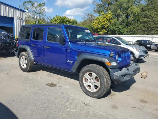 1C4HJXDG6KW518596 - 2019 JEEP WRANGLER U SPORT BLUE photo 4