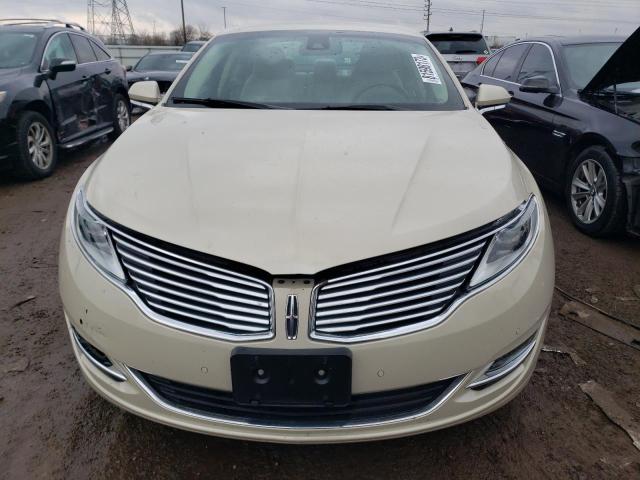 3LN6L2LU2GR633794 - 2016 LINCOLN MKZ HYBRID CREAM photo 5