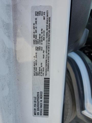 3C6LRVDG2PE522919 - 2023 RAM PROMASTER 2500 HIGH WHITE photo 14