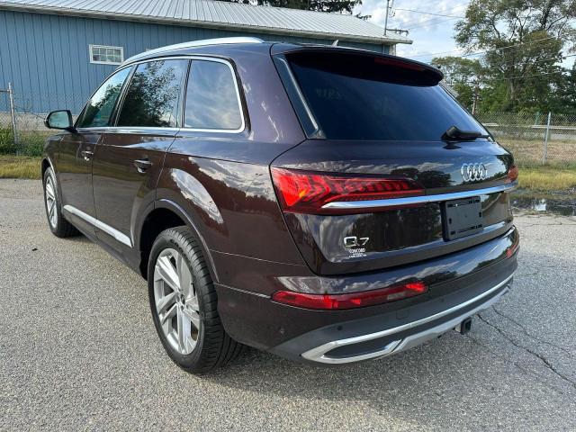 WA1LXAF76MD021995 - 2021 AUDI Q7 PREMIUM PLUS Բորդո լուսանկար 3
