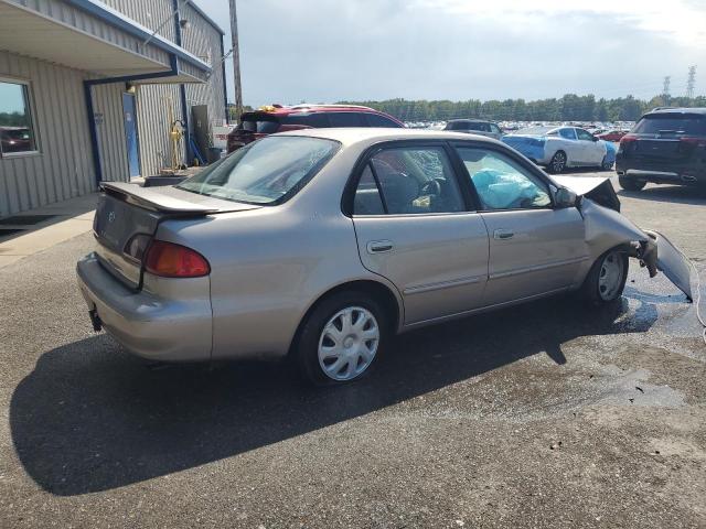 2T1BR12EX2C524634 - 2002 TOYOTA COROLLA CE BEIGE photo 3