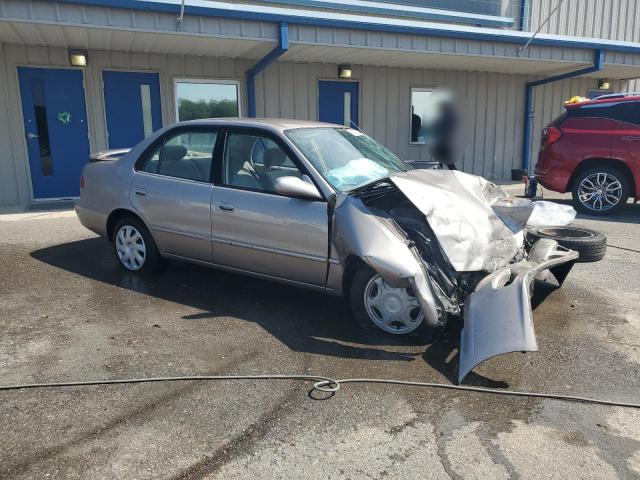 2T1BR12EX2C524634 - 2002 TOYOTA COROLLA CE BEIGE photo 4