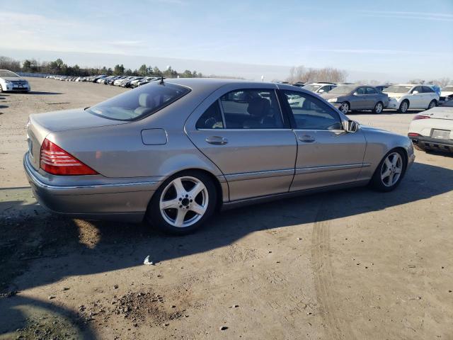 WDBNG75J65A440848 - 2005 MERCEDES-BENZ S 500 GOLD photo 3