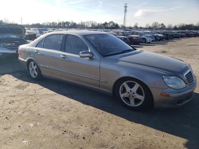 WDBNG75J65A440848 - 2005 MERCEDES-BENZ S 500 GOLD photo 4