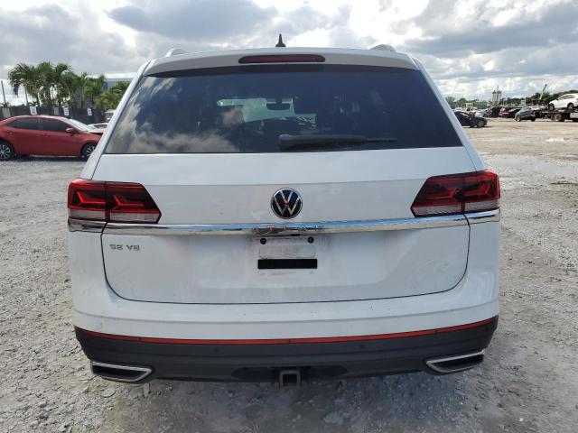 1V2JR2CA2MC567033 - 2021 VOLKSWAGEN ATLAS SE WHITE photo 6