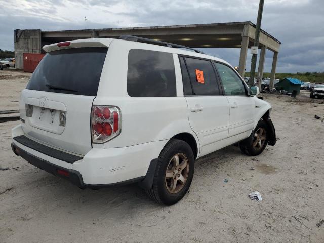 5FNYF28436B016790 - 2006 HONDA PILOT EX WHITE photo 3