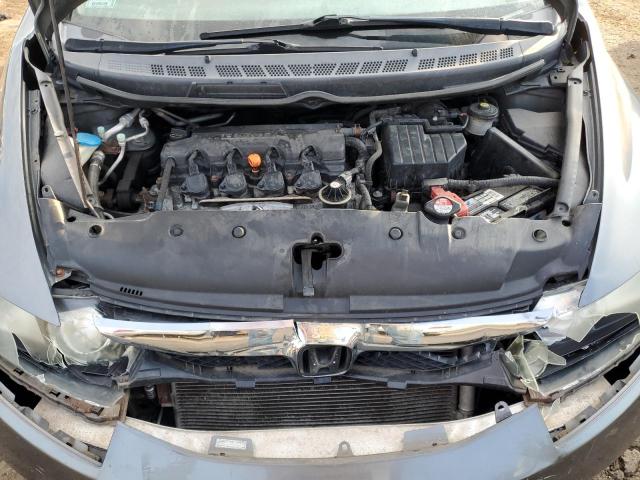 2HGFA16529H326909 - 2009 HONDA CIVIC LX GRAY photo 11