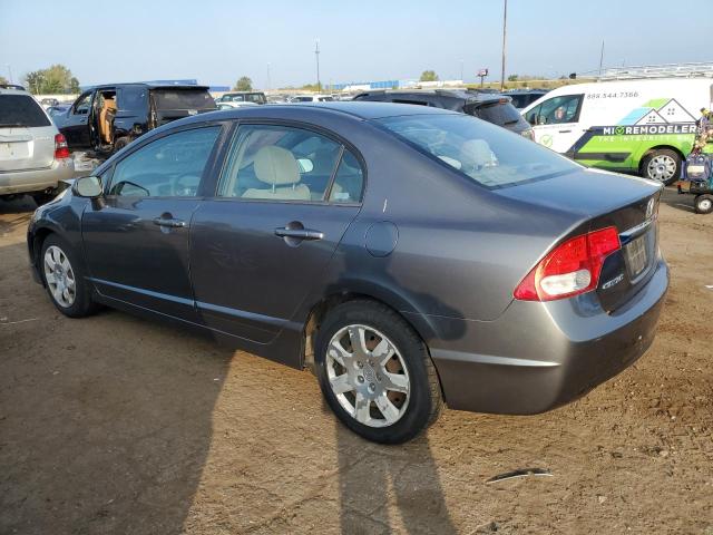 2HGFA16529H326909 - 2009 HONDA CIVIC LX GRAY photo 2