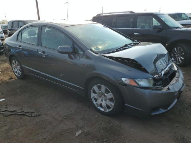 2HGFA16529H326909 - 2009 HONDA CIVIC LX GRAY photo 4