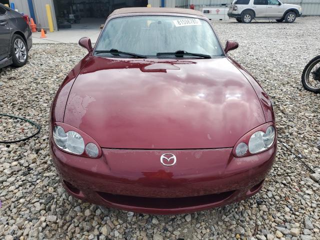 JM1NB353530308841 - 2003 MAZDA MX-5 MIATA BASE RED photo 5