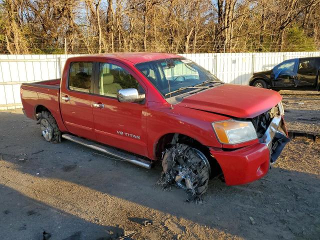 1N6BA0ED9BN313665 - 2011 NISSAN TITAN S RED photo 4