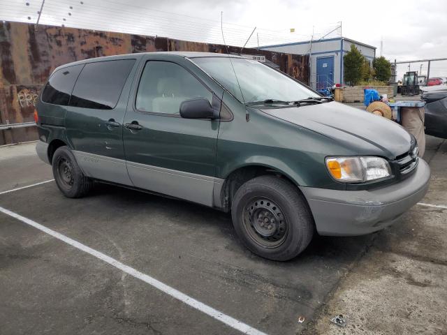 4T3ZF19C9XU110303 - 1999 TOYOTA SIENNA CE GREEN photo 4