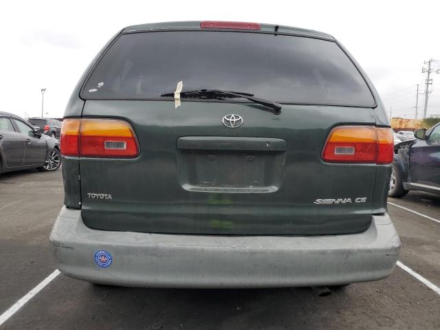 4T3ZF19C9XU110303 - 1999 TOYOTA SIENNA CE GREEN photo 6