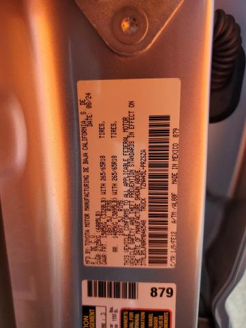 3TMLB5JN0RM046548 - 2024 TOYOTA TACOMA DOUBLE CAB GRAY photo 13