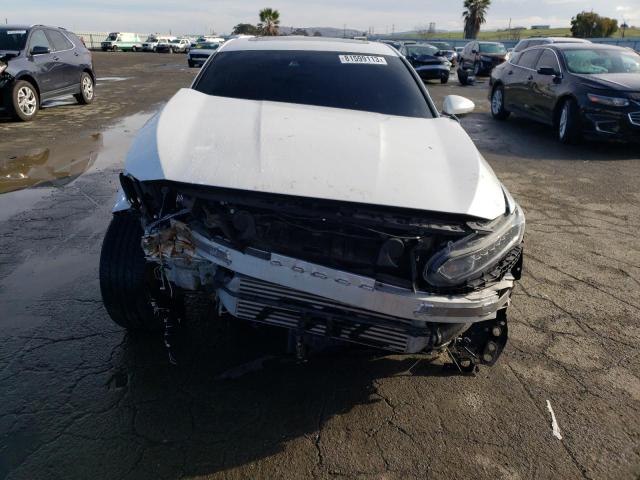 1HGCV2E36KA011550 - 2019 HONDA ACCORD SPORT WHITE photo 5