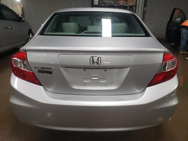 19XFB2F59CE070482 - 2012 HONDA CIVIC LX SILVER photo 6