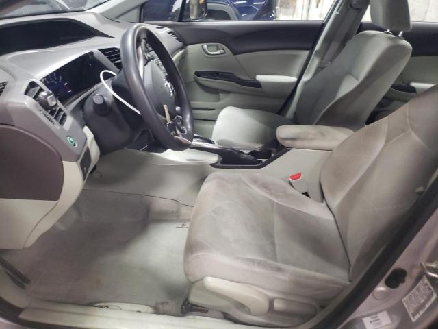 19XFB2F59CE070482 - 2012 HONDA CIVIC LX SILVER photo 7