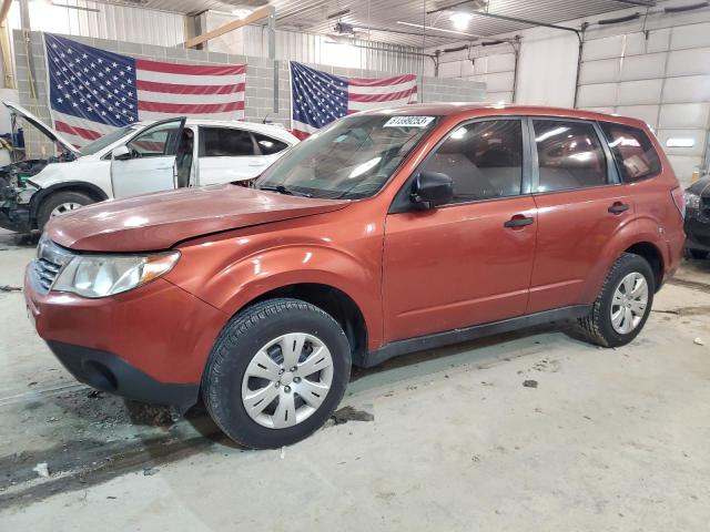 JF2SH6AC3AH712391 - 2010 SUBARU FORESTER 2.5X ORANGE photo 1