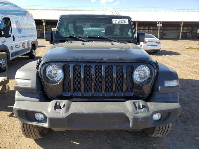 1C4GJXAN8NW254834 - 2022 JEEP WRANGLER SPORT BLACK photo 5