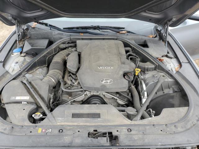 KMHGN4JE3GU107446 - 2016 HYUNDAI GENESIS 3.8L GRAY photo 11