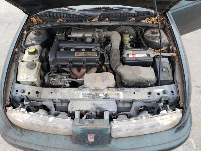 1G8ZK527XVZ316639 - 1997 SATURN SL2 GREEN photo 11