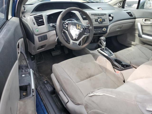 2HGFG3B89CH500783 - 2012 HONDA CIVIC EX BLUE photo 8