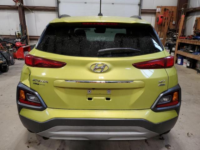 KM8K5CA55JU116189 - 2018 HYUNDAI KONA ULTIMATE GREEN photo 6