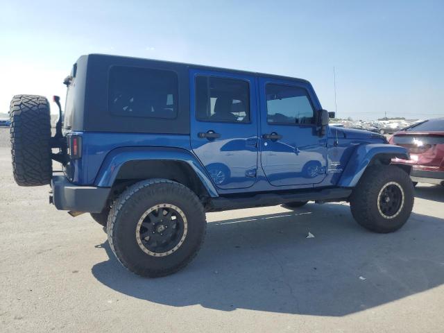 1J4GA59169L770214 - 2009 JEEP WRANGLER UNLIMITED SAHARA BLUE photo 3