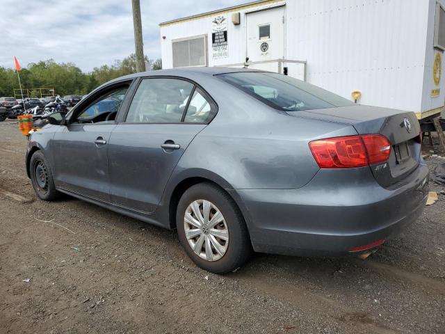 3VW2K7AJ7EM231420 - 2014 VOLKSWAGEN JETTA BASE GRAY photo 2