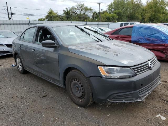 3VW2K7AJ7EM231420 - 2014 VOLKSWAGEN JETTA BASE GRAY photo 4
