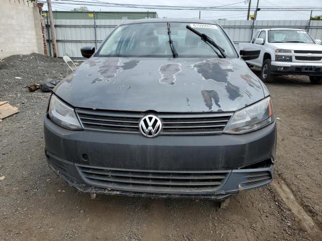 3VW2K7AJ7EM231420 - 2014 VOLKSWAGEN JETTA BASE GRAY photo 5
