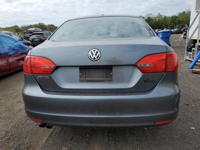 3VW2K7AJ7EM231420 - 2014 VOLKSWAGEN JETTA BASE GRAY photo 6