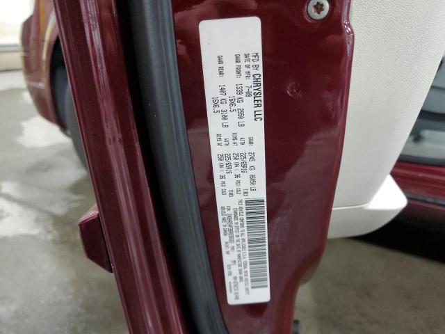 2A8HR54P38R836683 - 2008 CHRYSLER TOWN & COU TOURING 勃艮第红 照片 13