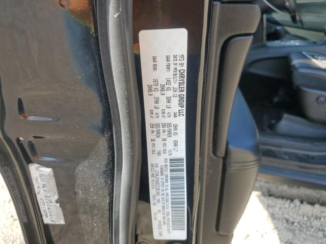 1C4RJFAG0CC351061 - 2012 JEEP GRAND CHEROKEE LAREDO შავი ფოტო 13