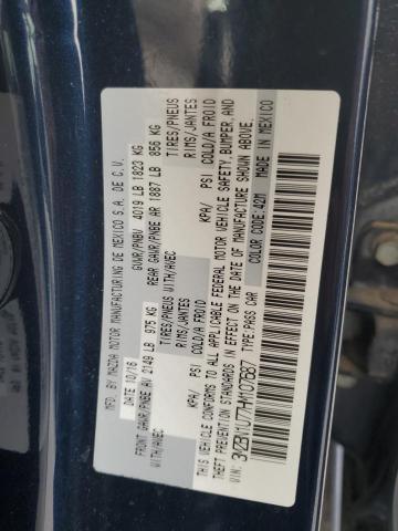 3MZBN1U77HM107687 - 2017 MAZDA 3 SPORT BLUE photo 12