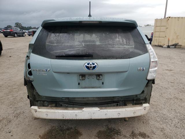 JTDZN3EU9D3287395 - 2013 TOYOTA PRIUS V BLUE photo 6