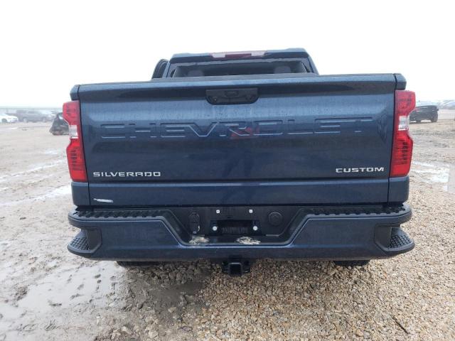 1GCPABEK9NZ580644 - 2022 CHEVROLET SILVERADO C1500 CUSTOM BLUE photo 6