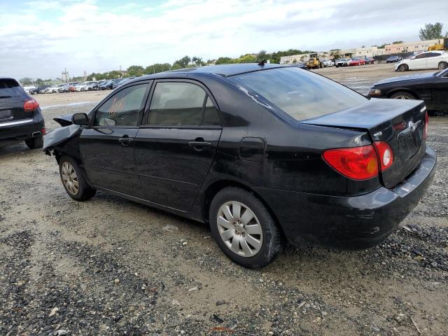 1NXBR32E83Z022121 - 2003 TOYOTA COROLLA CE BLACK photo 2