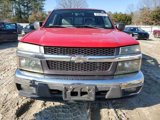 1GCDT136258206038 - 2005 CHEVROLET COLORADO RED photo 5