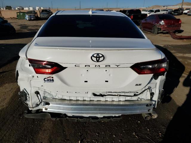 4T1S11AK9RU919816 - 2024 TOYOTA CAMRY SE NIGHT SHADE WHITE photo 6