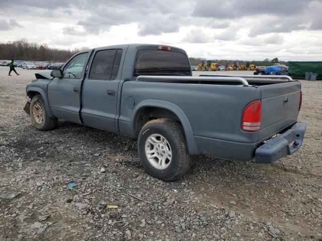 1B7HL38X32S715178 - 2002 DODGE DAKOTA QUAD SPORT GRAY photo 2