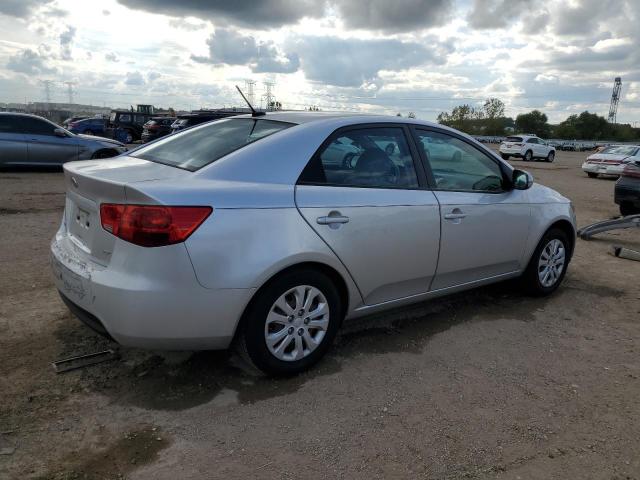 KNAFU4A27D5733514 - 2013 KIA FORTE EX SILVER photo 3