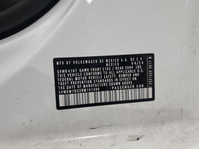 3VW5M7BU2RM101406 - 2024 VOLKSWAGEN JETTA S Ağ foto 12